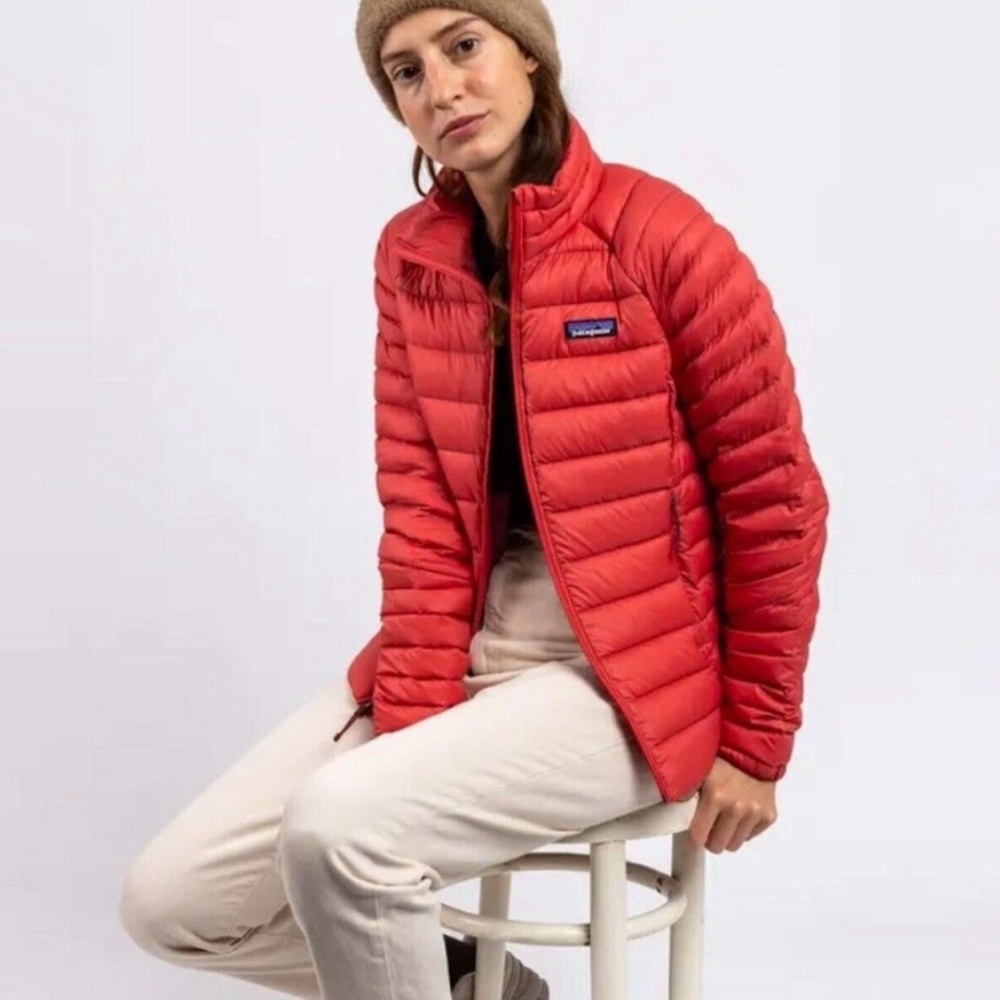 Red Patagonia Puffer Jacket
